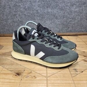 Veja Rio Branco II Womens EU 38 US 7 Alveomesh Sneakers Black White Shoes